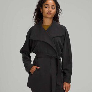 Lululemon Softstreme Belted Wrap Black XS/S (FITS LIKE MEDIUM)